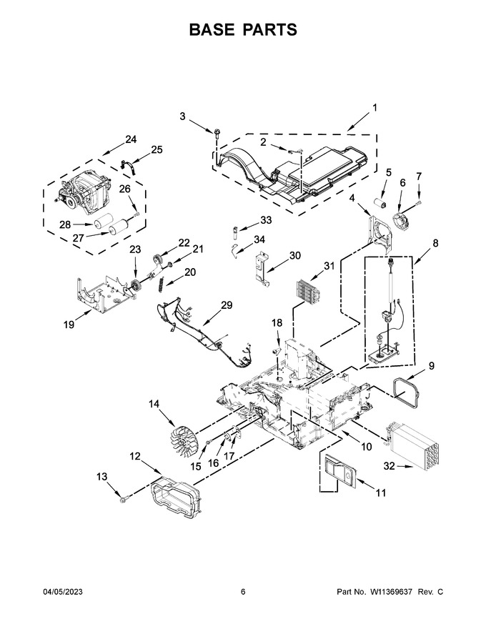 Diagram for WHD560CHW1