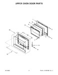 Diagram for 04 - Upper Oven Door Parts