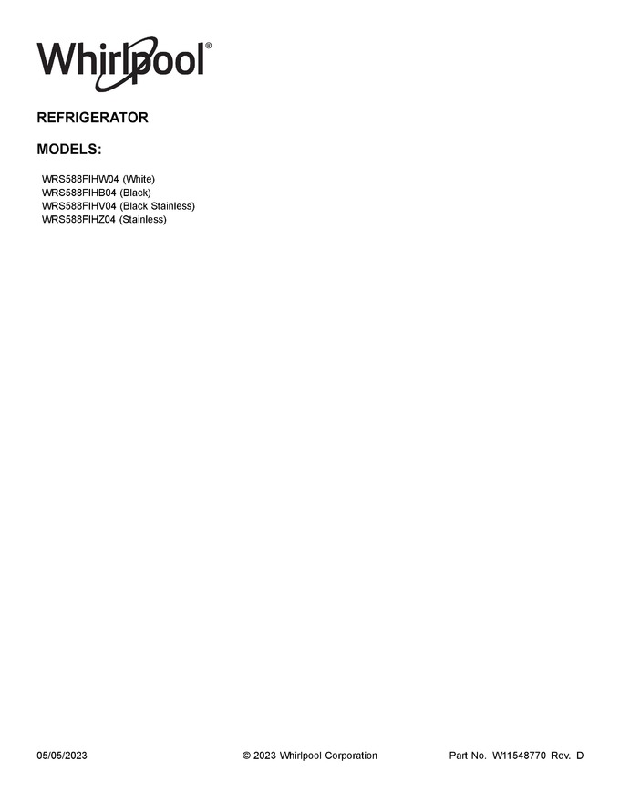 Diagram for WRS588FIHW04