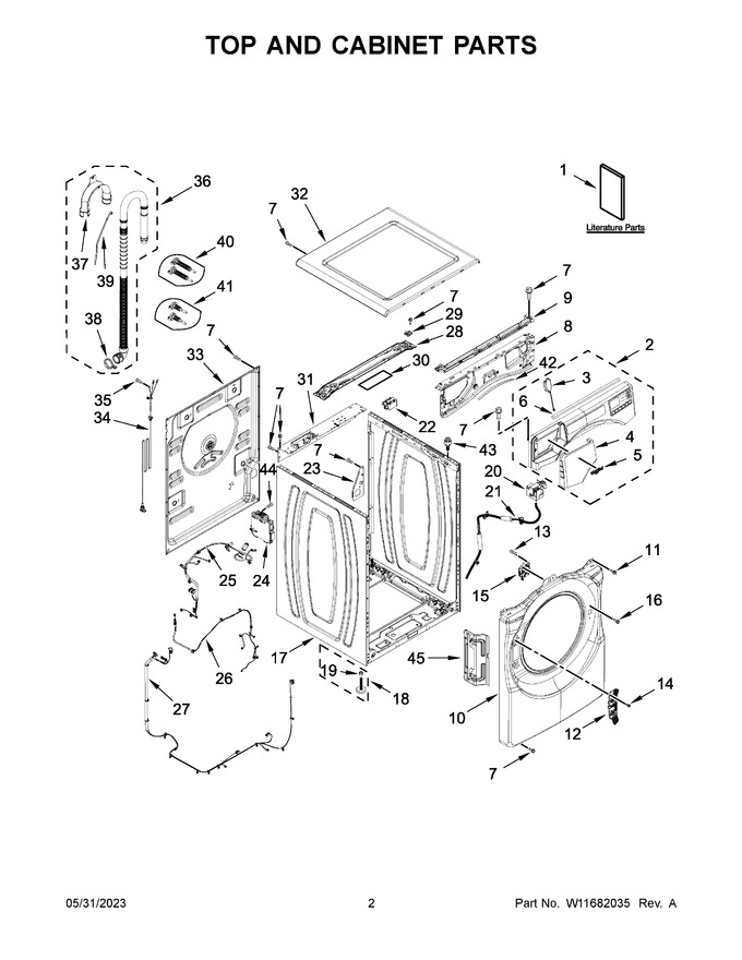 Diagram for WFW6605MW1