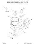 Diagram for 03 - Base And Pedestal Unit Parts