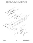 Diagram for 03 - Control Panel And Latch Parts