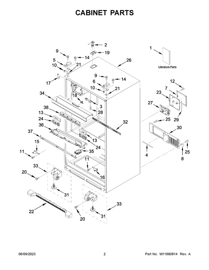 Diagram for WRX735SDHB07