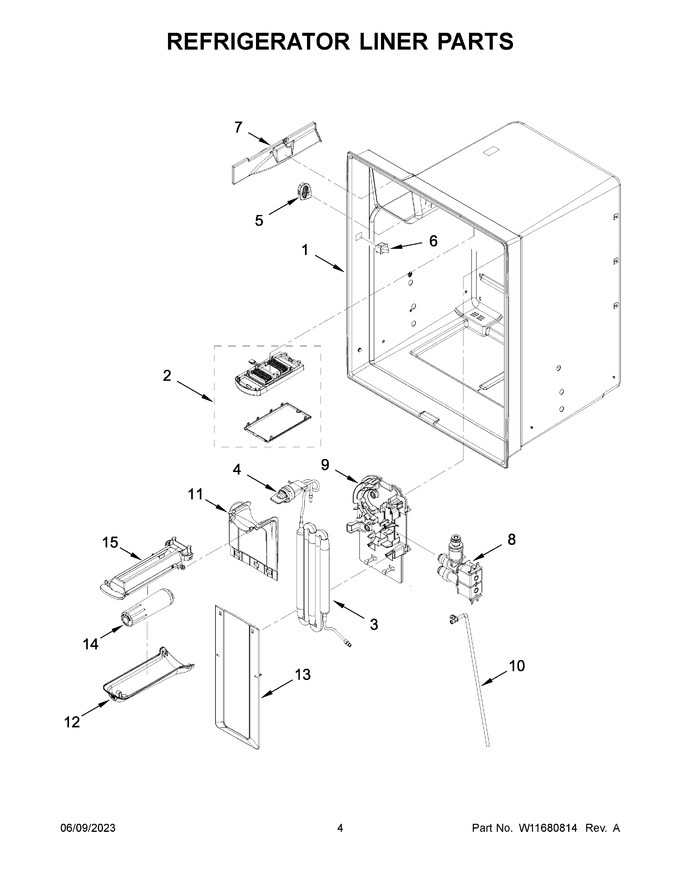 Diagram for WRX735SDHB07