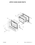 Diagram for 04 - Upper Oven Door Parts