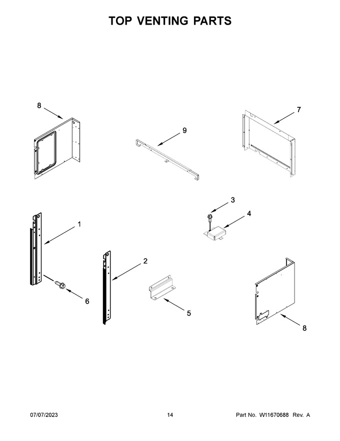 Diagram for WOEC7030PZ00