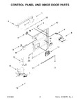 Diagram for 03 - Control Panel And Inner Door Parts