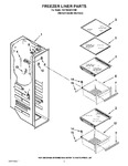 Diagram for 04 - Freezer Liner Parts