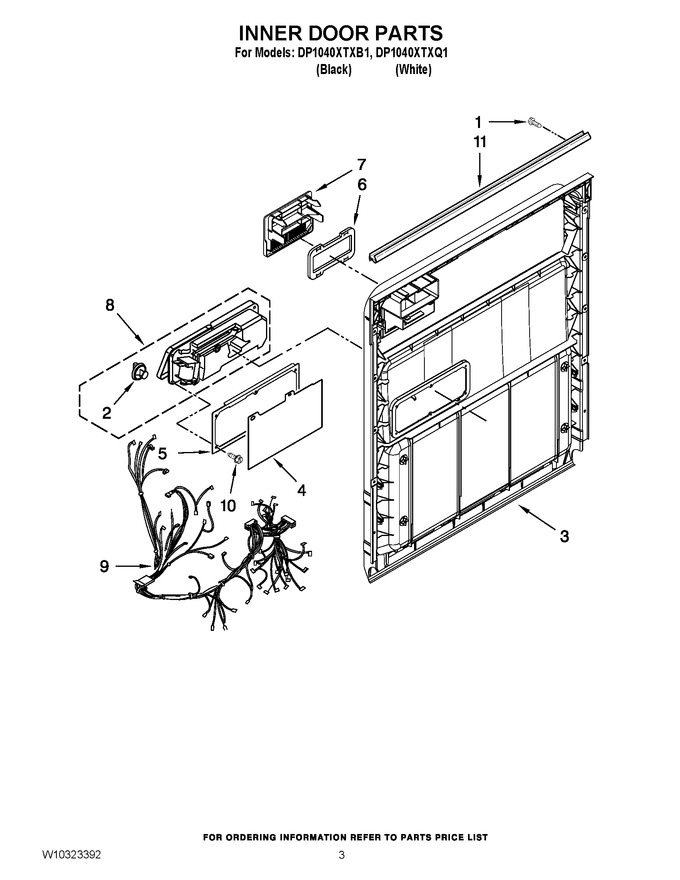 Diagram for DP1040XTXB1