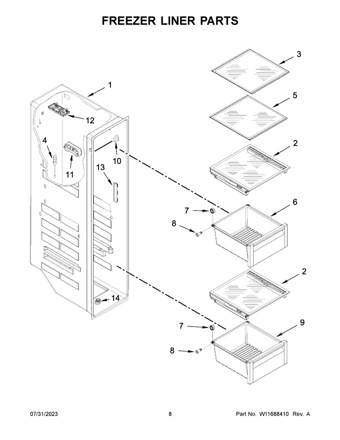 Diagram for KRSF705HPS05