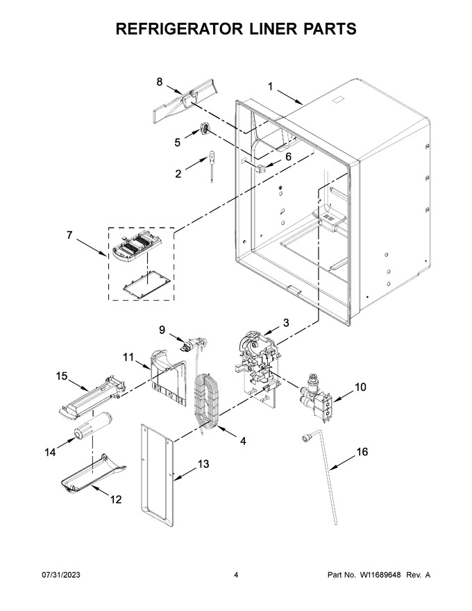 Diagram for WRF555SDHB08