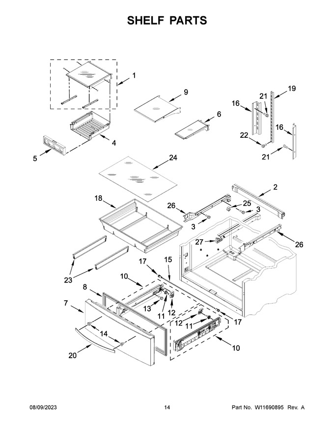 Diagram for WRX735SDHB08