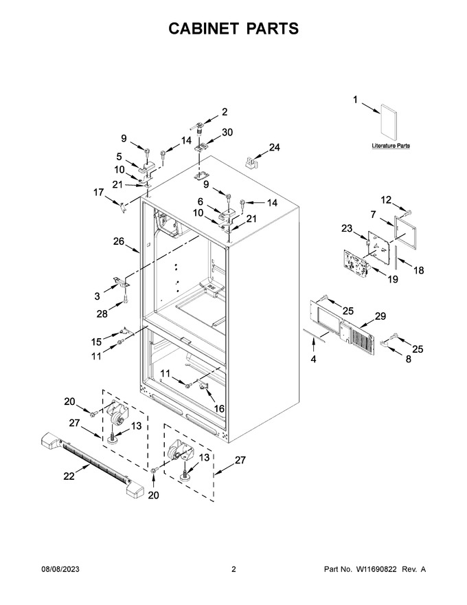 Diagram for WRF555SDFZ17