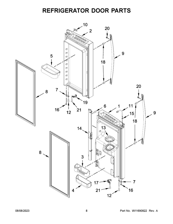 Diagram for WRF555SDFZ17