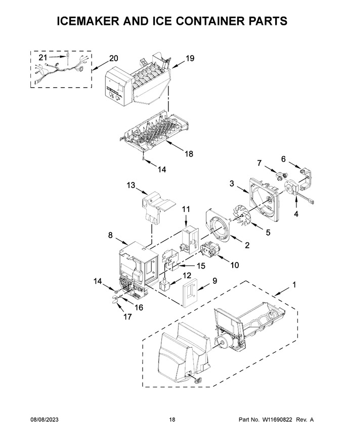 Diagram for WRF555SDFZ17