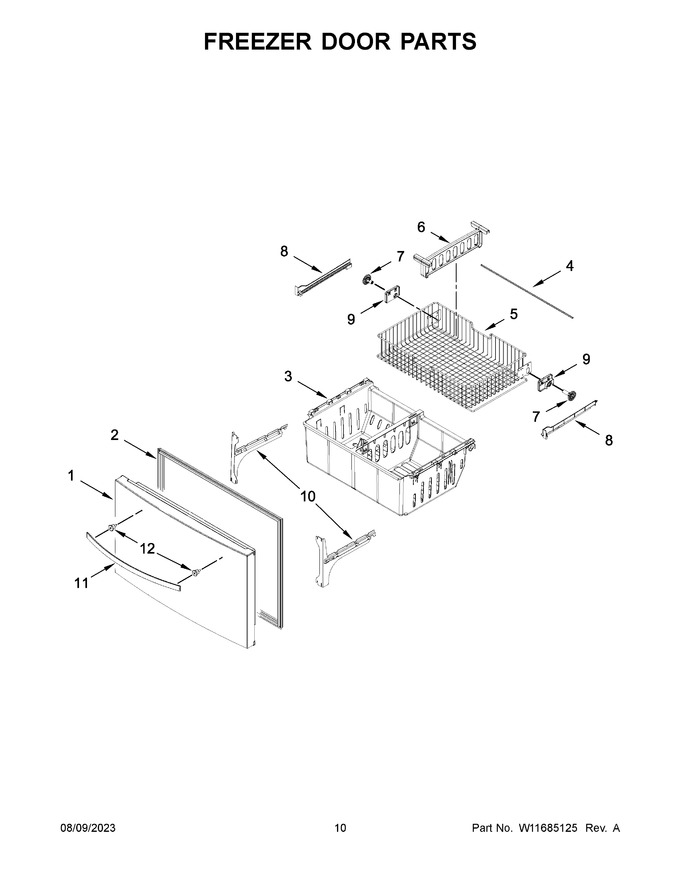 Diagram for WRX735SDHZ09