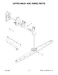 Diagram for 08 - Upper Wash And Rinse Parts