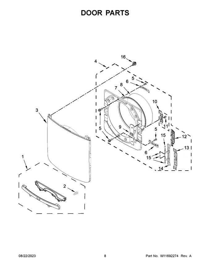 Diagram for MGD8630HW4