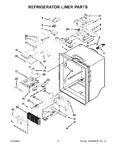 Diagram for 03 - Refrigerator Liner Parts