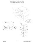 Diagram for 04 - Freezer Liner Parts