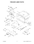 Diagram for 04 - Freezer Liner Parts