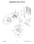 Diagram for 09 - Dispenser Front Parts