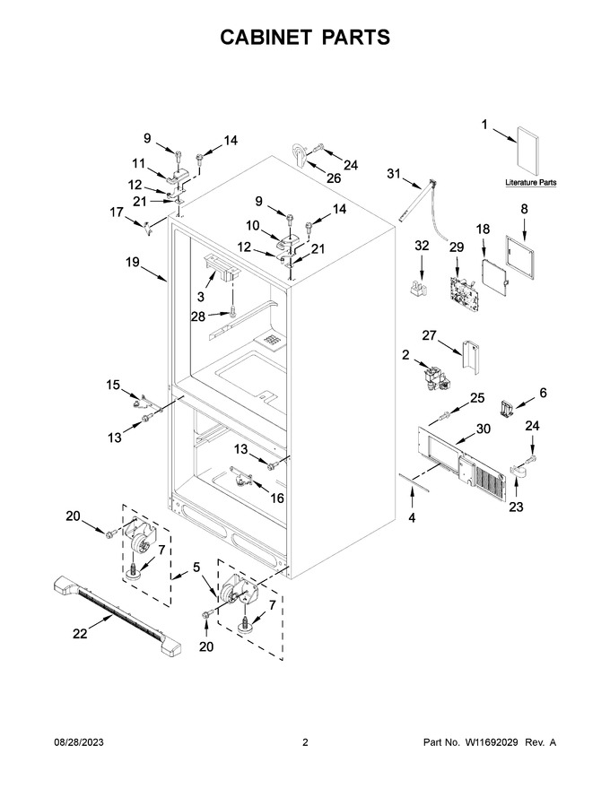 Diagram for WRF540CWHV08