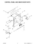 Diagram for 03 - Control Panel And Inner Door Parts