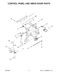 Diagram for 03 - Control Panel And Inner Door Parts