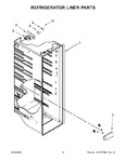 Diagram for 03 - Refrigerator Liner Parts