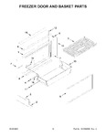 Diagram for 08 - Freezer Door And Basket Parts