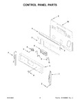 Diagram for 03 - Control Panel Parts