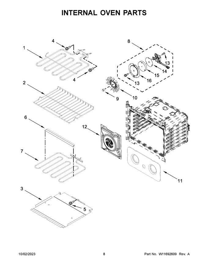 Diagram for WOEC5030LW01