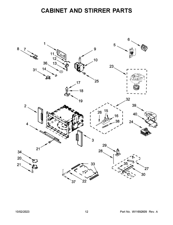 Diagram for WOEC5030LW01