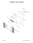 Diagram for 04 - 1 Drawer, 2 Door Cabinet