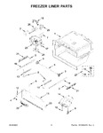 Diagram for 04 - Freezer Liner Parts