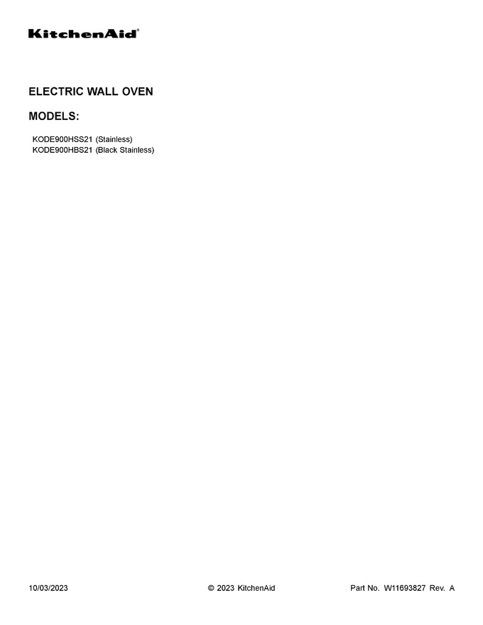 Diagram for KODE900HSS21