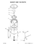 Diagram for 04 - Basket And Tub Parts