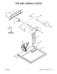 Diagram for 02 - Top And Console Parts