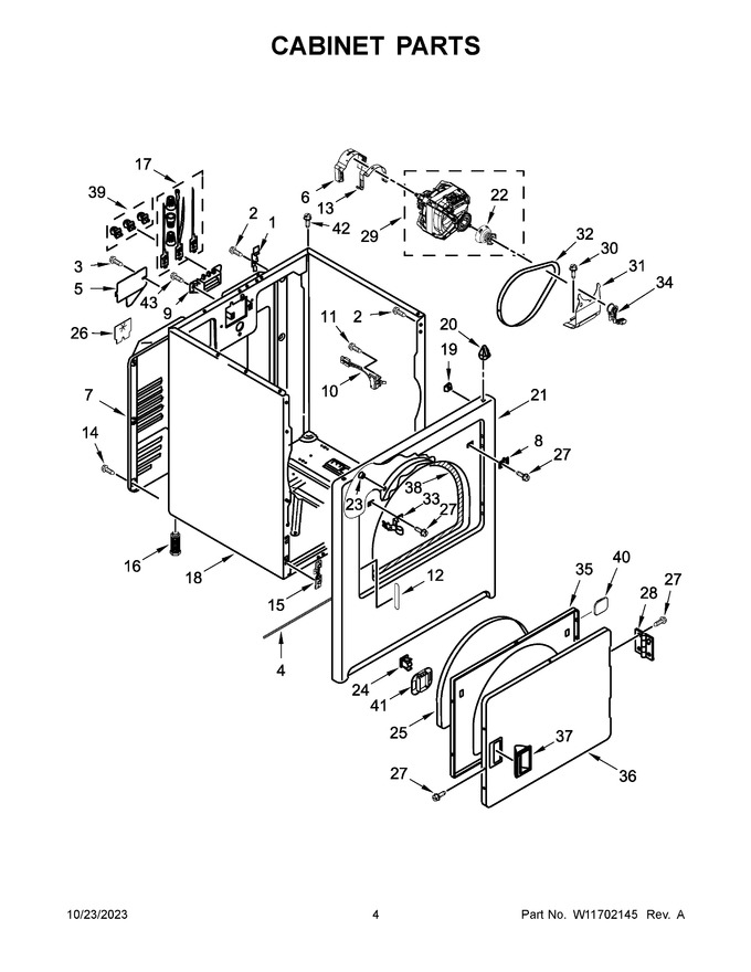 Diagram for AED4516MW1