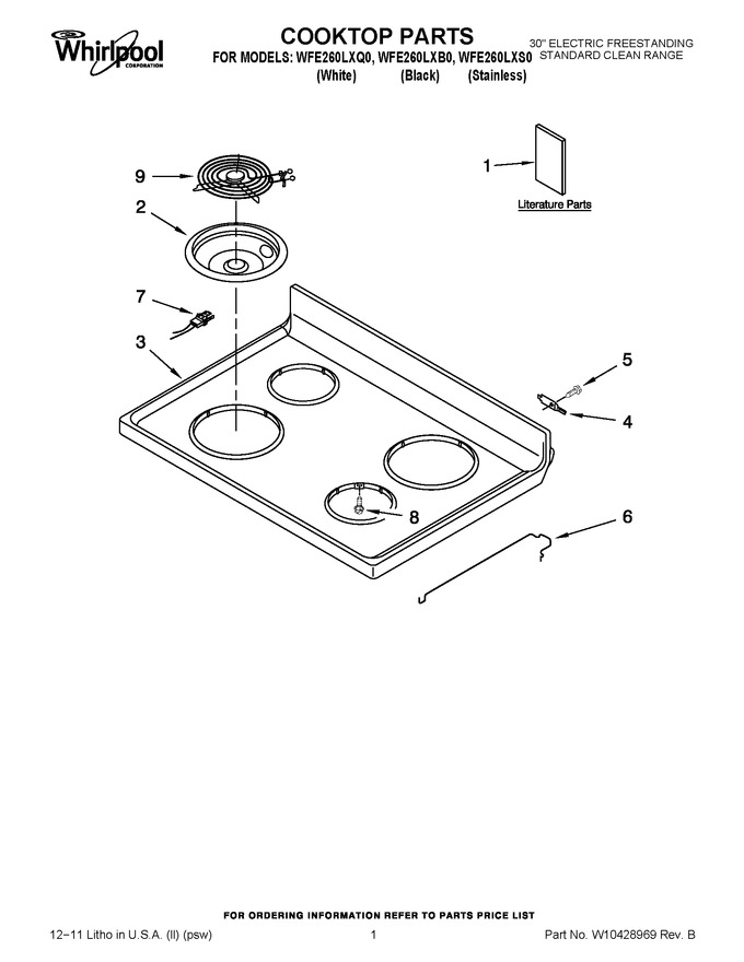 Diagram for WFE260LXB0