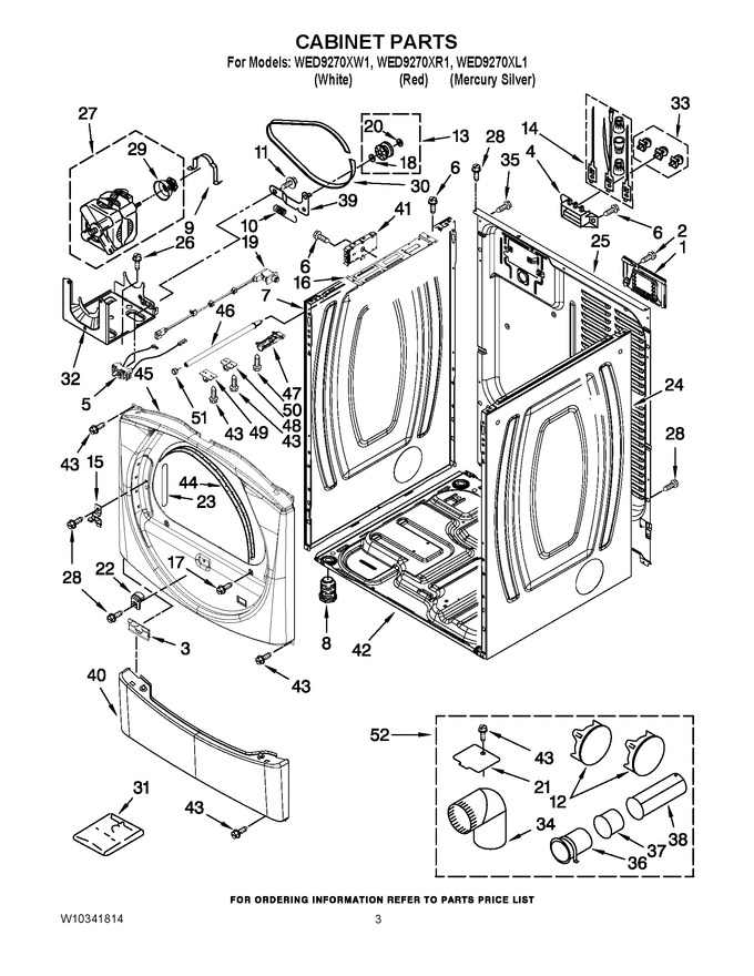 Diagram for WED9270XR1