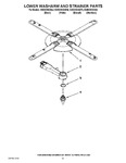 Diagram for 11 - Lower Washarm And Strainer Parts