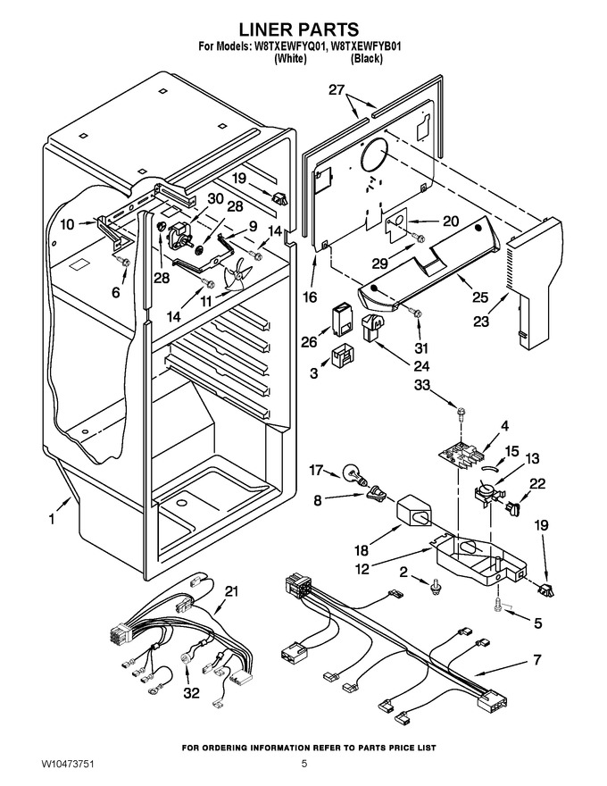 Diagram for W8TXEWFYB01