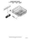 Diagram for 10 - Lower Rack Parts