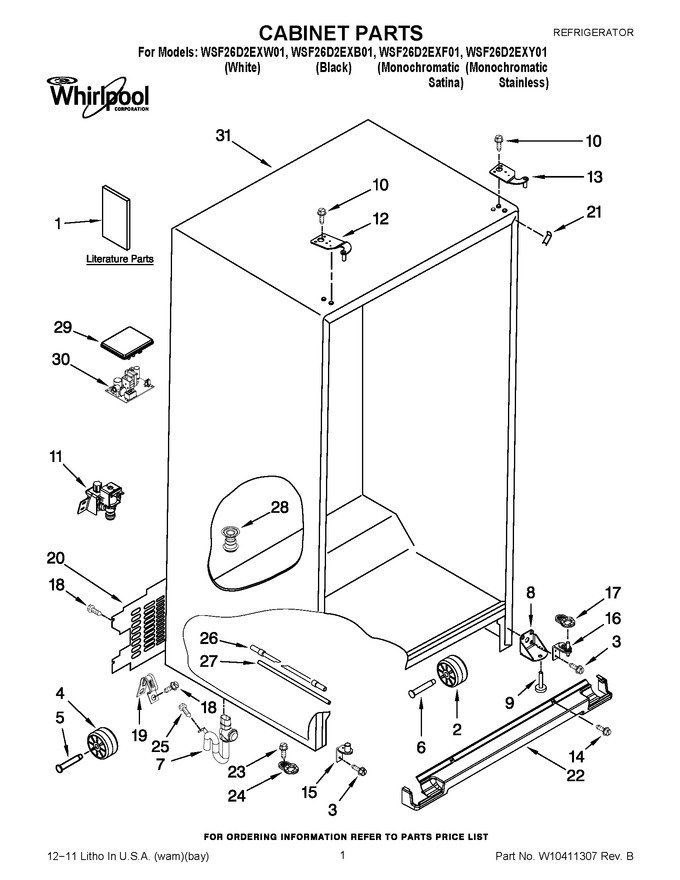 Diagram for WSF26D2EXW01