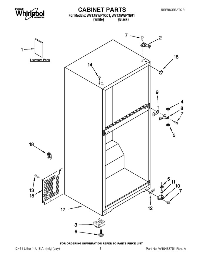 Diagram for W8TXEWFYQ01