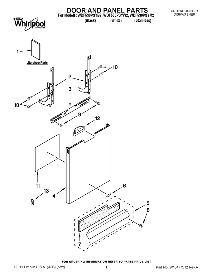 Diagram for WDF530PSYB2