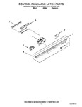 Diagram for 02 - Control Panel And Latch Parts