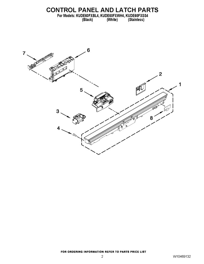 Diagram for KUDE60FXWH4